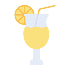 Lemonade Flat Multicolor Icon
