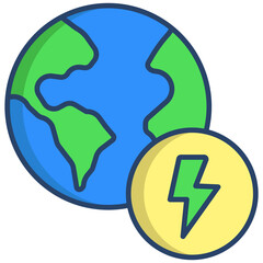 EV world icon