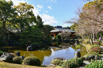 Fototapeta na wymiar 京都 城南宮 平安の庭