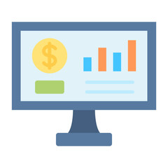 Monitoring Flat Multicolor Icon