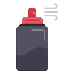 Pepper Spray Flat Multicolor Icon