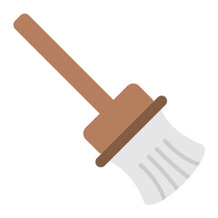 Broom Flat Multicolor Icon
