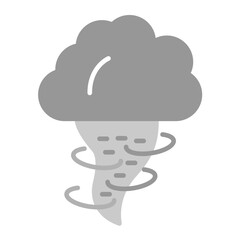 Tornado Flat Multicolor Icon