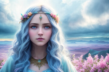 Beautiful young princess