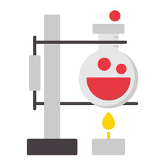 Experiment Flat Multicolor Icon
