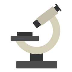Microscope Flat Multicolor Icon