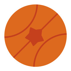 Ball Flat Multicolor Icon