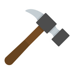 Hammer Flat Multicolor Icon