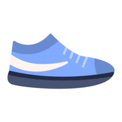 Foto op Plexiglas Gym Shoes Flat Multicolor Icon © SAMDesigning
