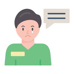 Apology Flat Multicolor Icon