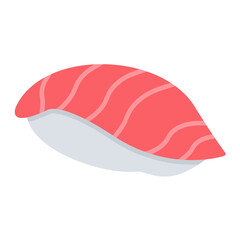 Sushi Flat Multicolor Icon
