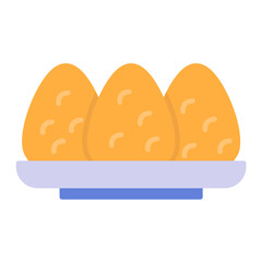 Coxinha Flat Multicolor Icon