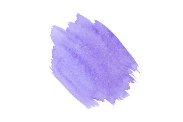 Purple Watercolor template on white background isolated.