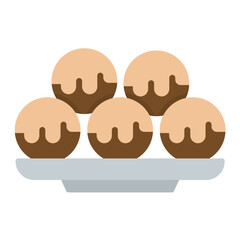 Luqmat Flat Multicolor Icon