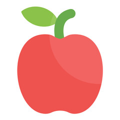 Apple Flat Multicolor Icon