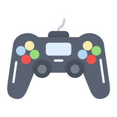 Controller Flat Multicolor Icon