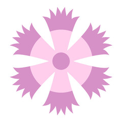 Dianthus Flat Multicolor Icon