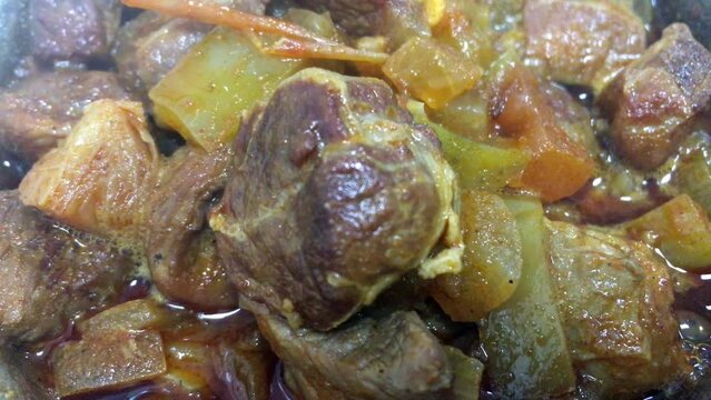 Cooking The Famous Turkish Kebab