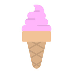 Icecream Flat Multicolor Icon