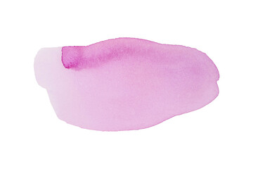 Pink Watercolor template on white background isolated.