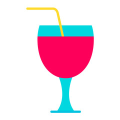 Drink Flat Multicolor Icon
