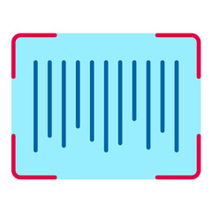 Barcode Flat Multicolor Icon
