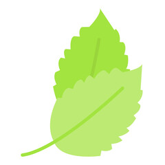 Herb Leaf Flat Multicolor Icon