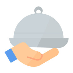 Concession Catering Flat Multicolor Icon