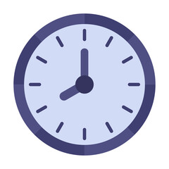 Clock Flat Multicolor Icon