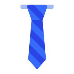 Tie Flat Multicolor Icon