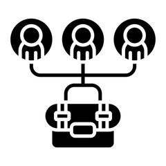 Acquisition Glyph Icon