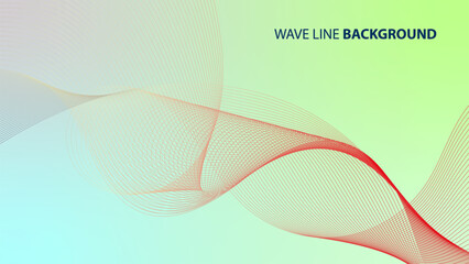 Wave Line Background