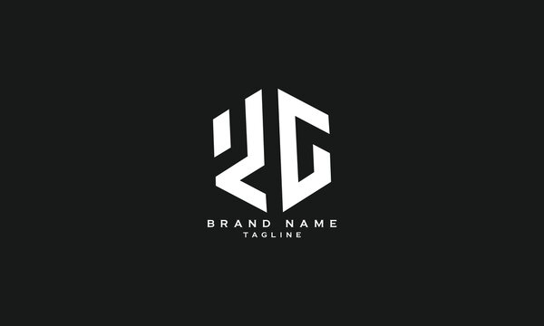 PDC, PDG, ODC, ODG, Abstract initial monogram letter alphabet logo design