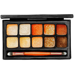 Watercolor makeup eyeshadow palette