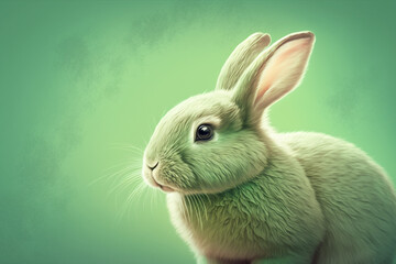 Oster Hase, Frohe Ostern, Illustration, Osterei