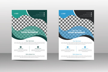 Corporate Modern business flyer design vector template