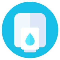 Hand sanitizer, wall dispenser, antibacterial gel icon