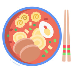 Outlined Ramen soup icon