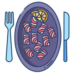 Outlined Sarma recipes icon