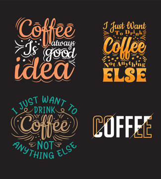 coffee t shirt design bundle. awesome coffee typography t shirt design for coffee lover. new t shirt design.