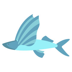 Fototapeta premium Flying Fish icon