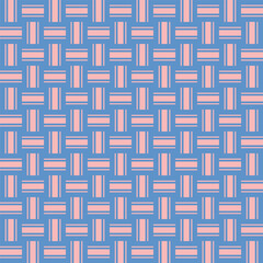 Abstract Linen Stripes Vector Geometric Seamless Pattern Minimal Knitted Look Trendy Fashion Colors Perfect for Allover Fabric Print or Wrapping Paper