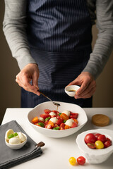 person preparing food