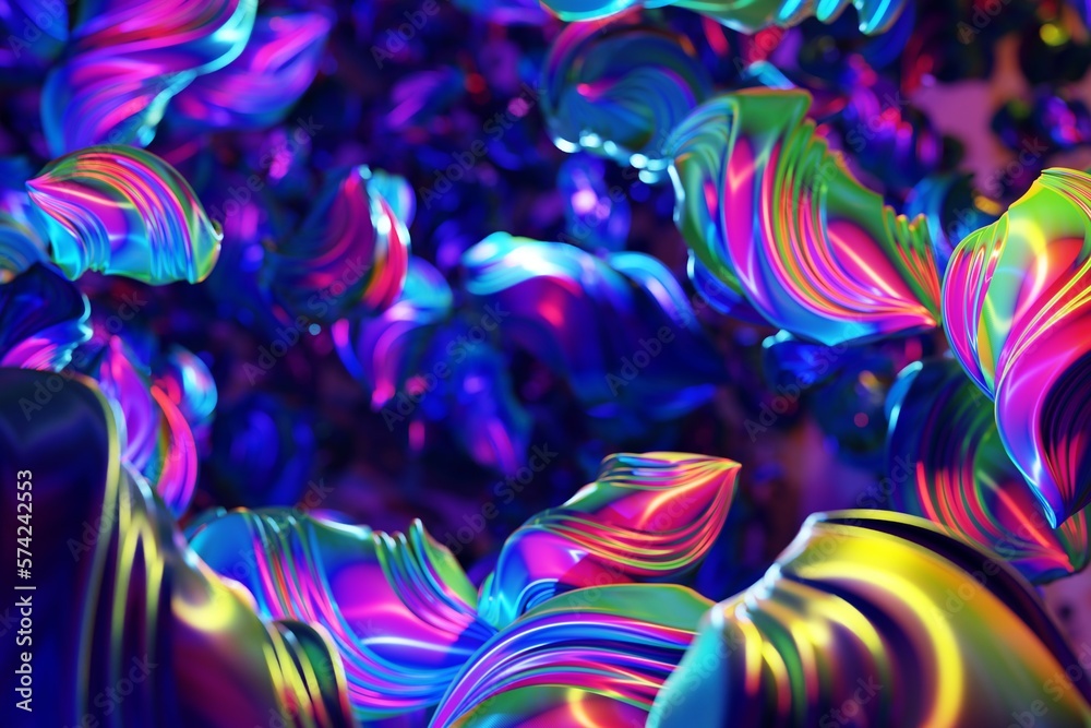 Wall mural abstract background with splashes