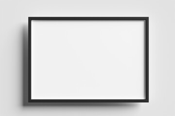 Frame for paintings or photographs on white background