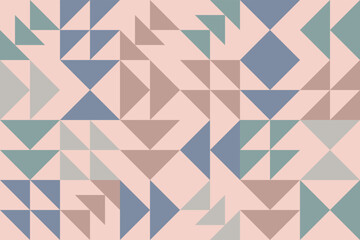 Abstract retro arrows decorative seamless pattern design