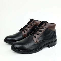pair of leather shoes