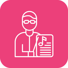 Music Teacher Male Icon