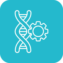 Fototapeta premium Genetic Engineering Icon