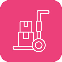 Warehouse Trolley Icon